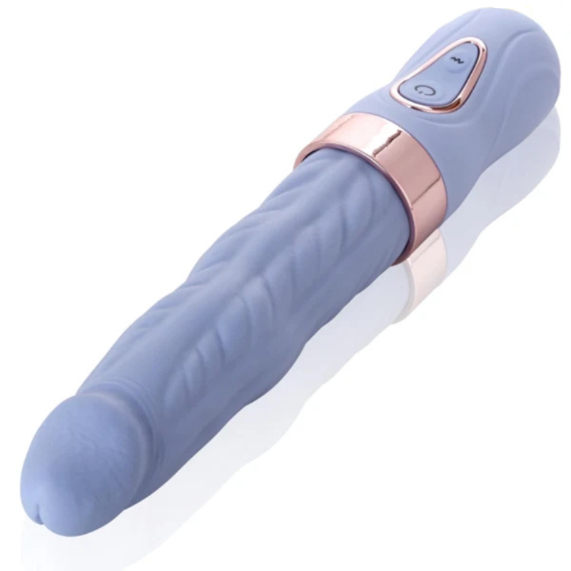 CreamyWave 9.6 Inch Wiggle Ultra Vibration Dildo Massager – Ultrasonic-Powerful Vibrating Dildo & Wiggling Motion
