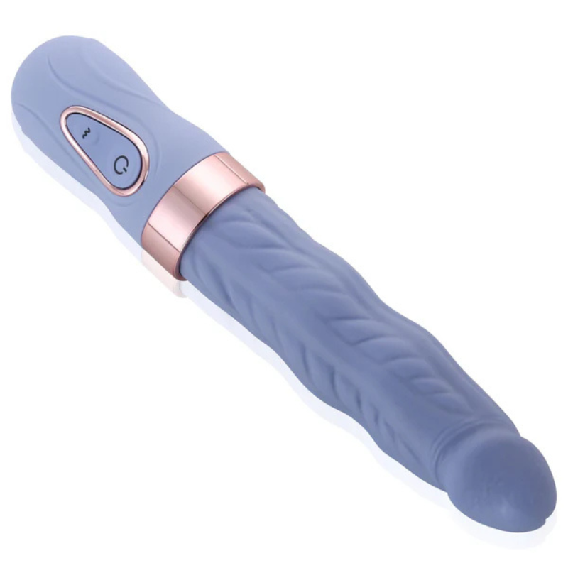 CreamyWave 9.6 Inch Wiggle Ultra Vibration Dildo Massager – Ultrasonic-Powerful Vibrating Dildo & Wiggling Motion