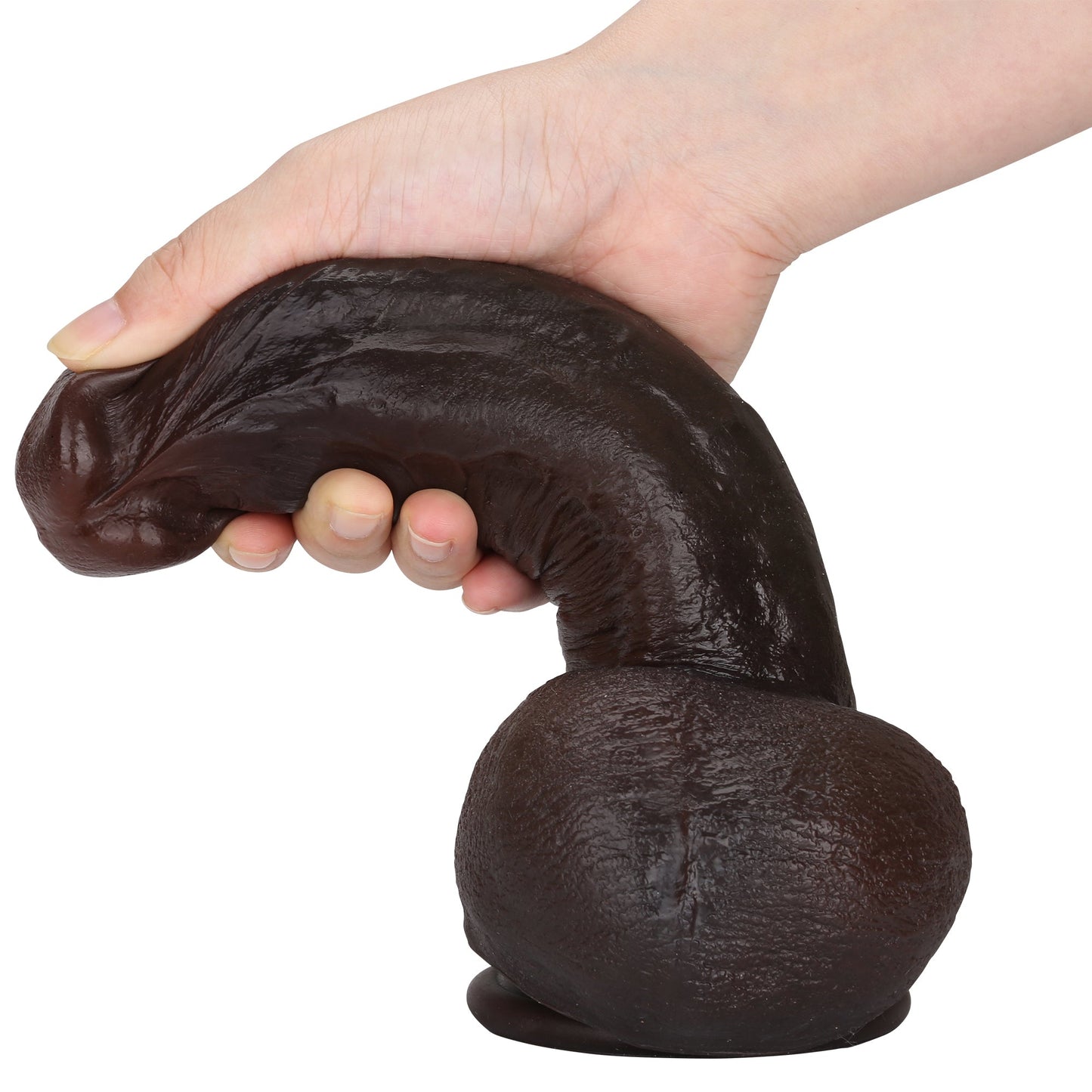 Bunny 9 inch BBC Realistic Dildo Real Glan Lifelike Skin Dildo Position 3