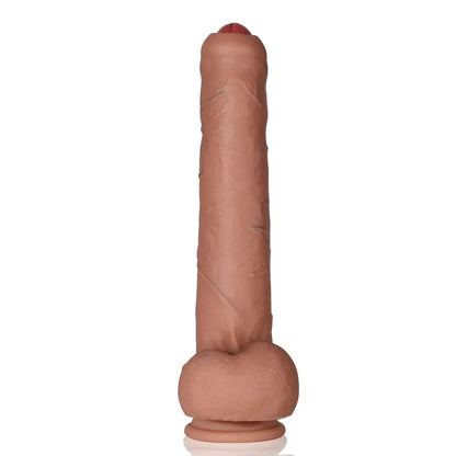 Diego 11inch Huge Foreskin Sliding Skin Life Like Dildo Uncut Dildo - RealCocks