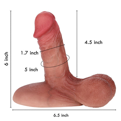 Hunny 6 in Ultra Real Skin Realistic Dildo & Real Feel Glan Position 2
