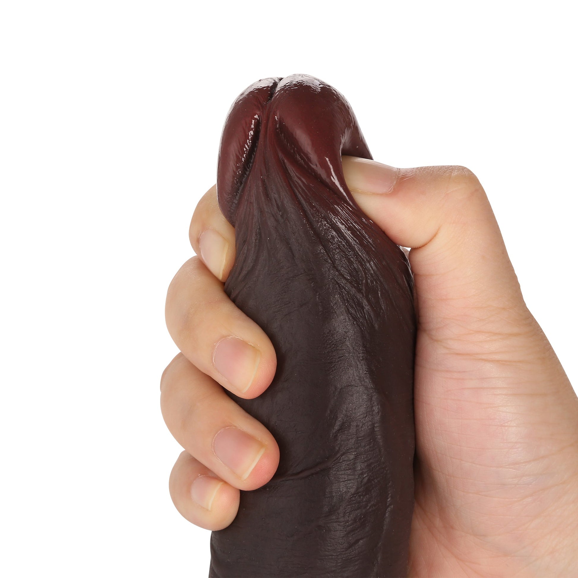 Tiger 7 Inch Realistic Silicone Dildo with Strong Suction Cup Hands-Free | DongToy Position 20