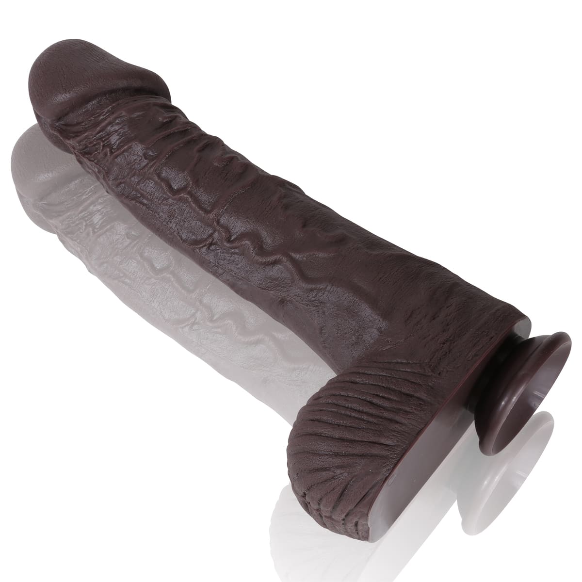 Tony 14 inch Huge Thick Realistic Dildo Extra Large Giant Dildo Position 10