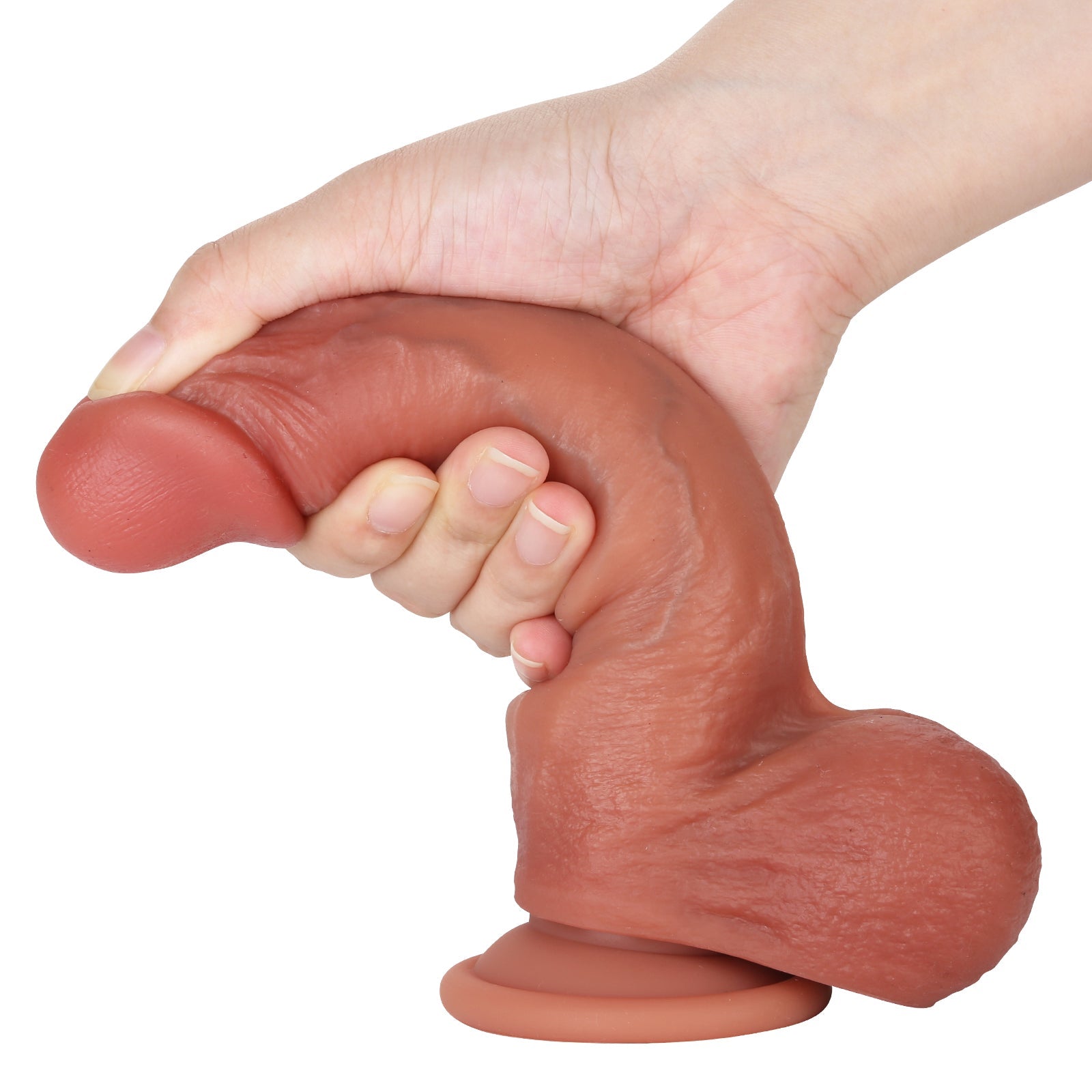 Juicy Squirting 7 inch Cumming Ejaculating Dildo Sliding Skin Position 7