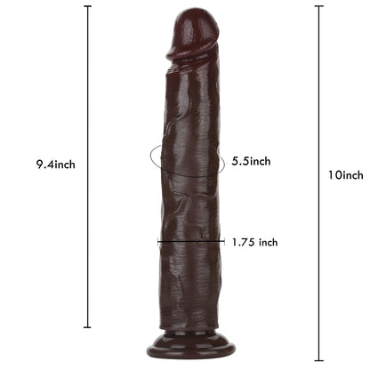King Kong 10 inch Sliding Skin Lifelike Realistic Dildo & Real Skin Position 2