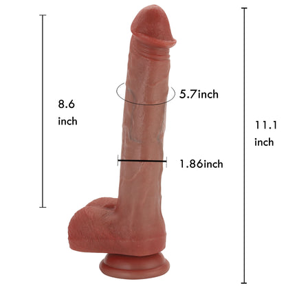 Kyle 11 in Thrusting Dildo Powerful Vibration Dildo With Remote Control Position 2