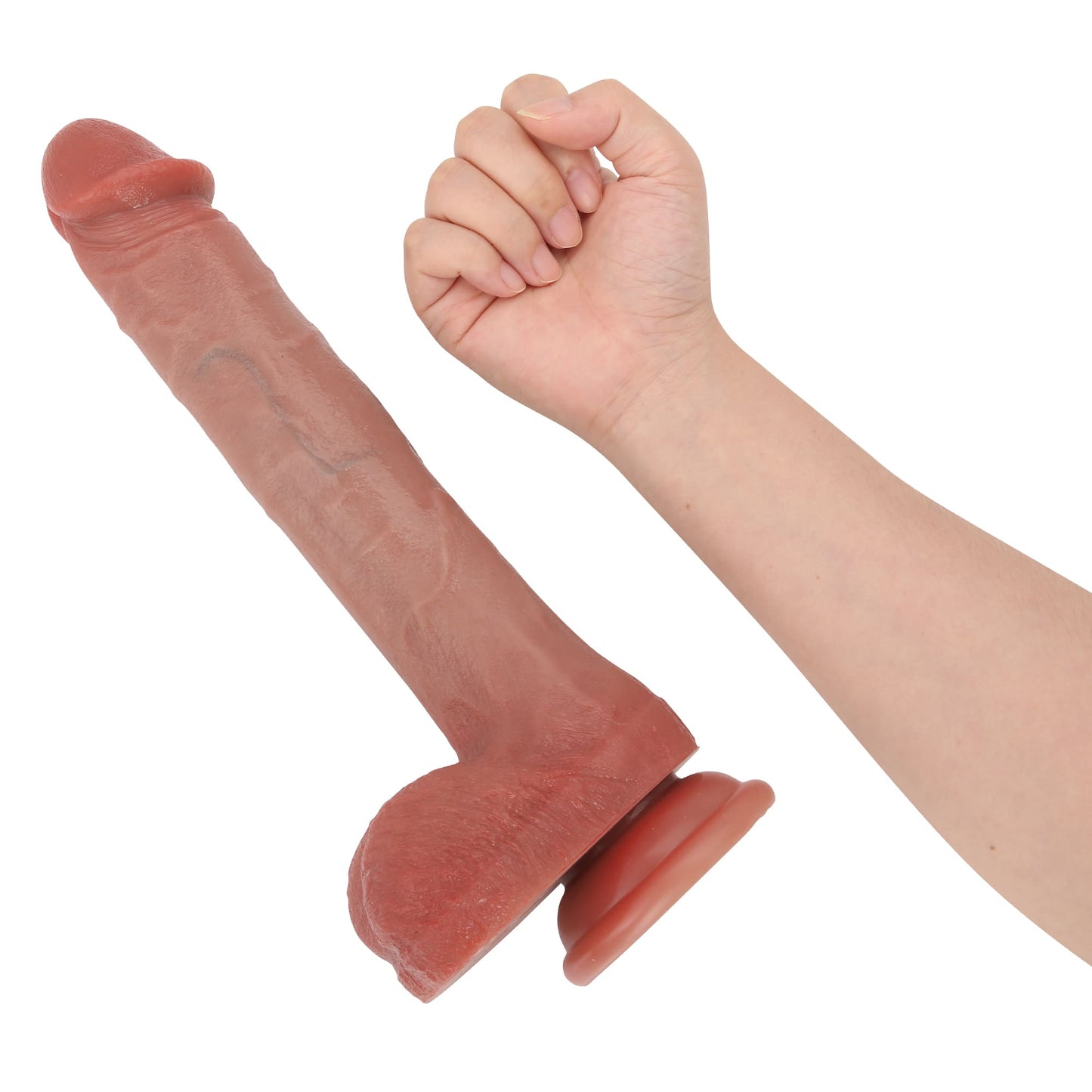 Kyle 11 in Thrusting Dildo Powerful Vibration Dildo With Remote Control Position 6