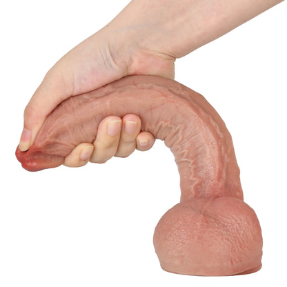 LaMelo 10 inch Ultra Realistic Dildo Real Skin Dildo With Keel Position 6