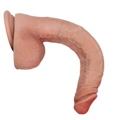 LaMelo 10 inch Ultra Realistic Dildo Real Skin Dildo With Keel Position 3