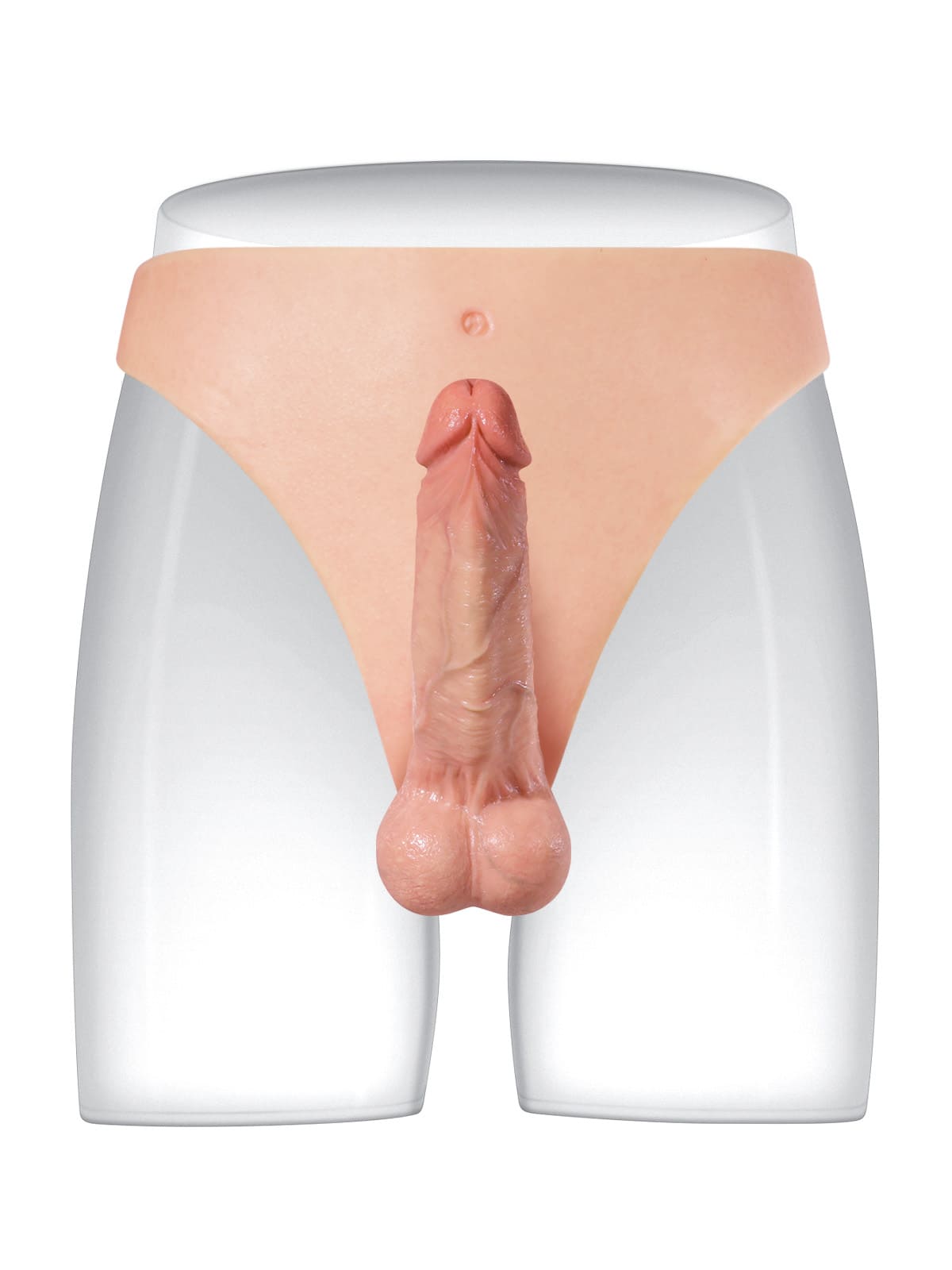 Owen | 6" x 1.7" Lifelike Solid Silicone Strap-On Dildo with Firm Core and Natural Motion Position 6