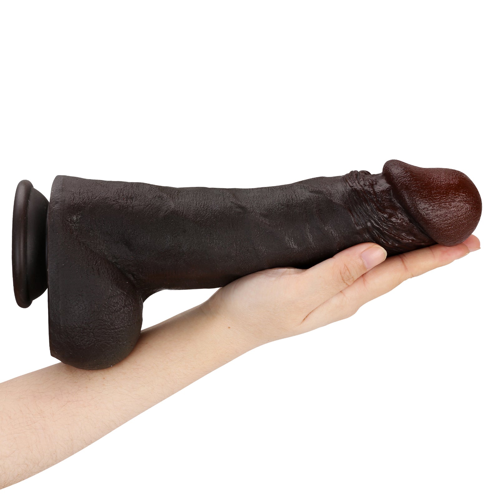 Roman 10 inch BBC Dildo Ultra Realistic Dildo With Keel Position 5