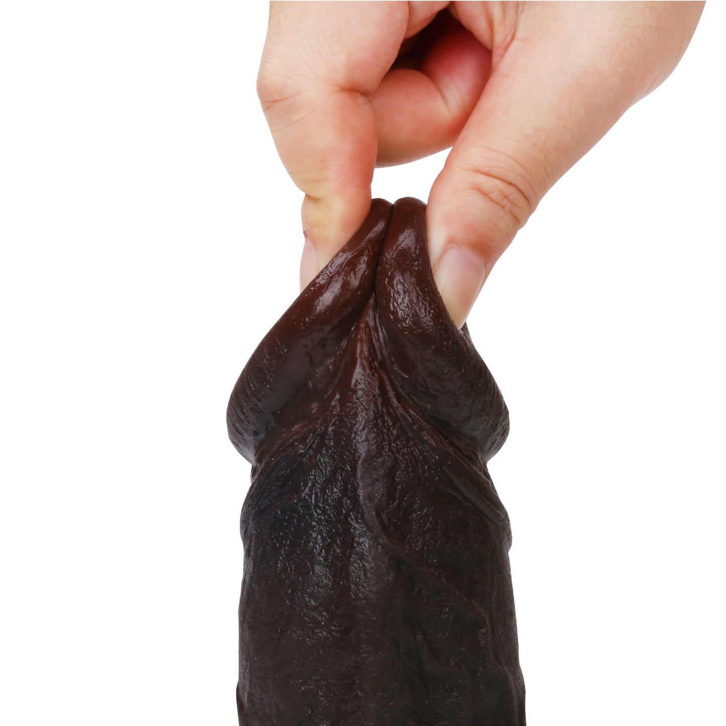 Ryder 9 inch BBC Realistic Curved Dildo Soft Skin Curved Dildo Position 11