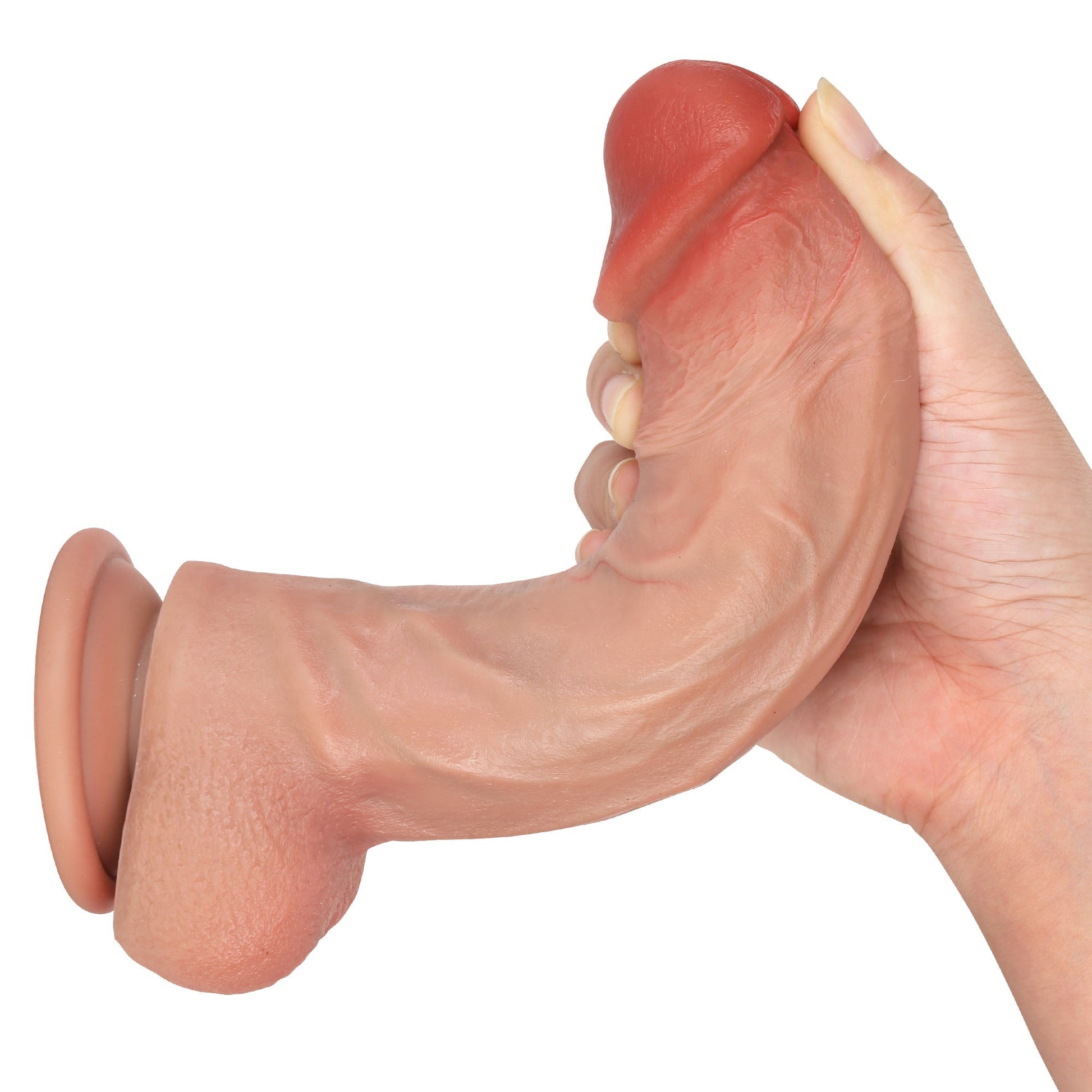 G-Wagon 8 inch Ultra Realistic Dildo Real Vein Dildo Position 7
