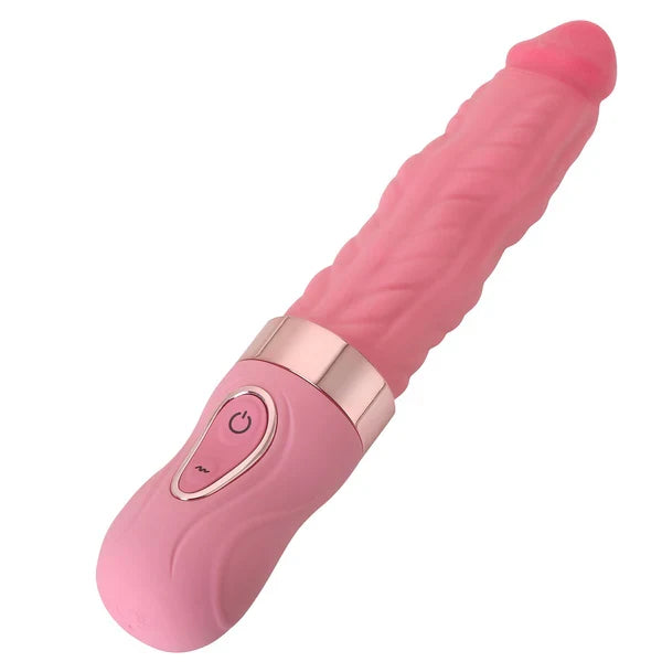 CreamyWave 9.6 Inch Wiggle Ultra Vibration Dildo Massager – Ultrasonic-Powerful Vibrating Dildo & Wiggling Motion