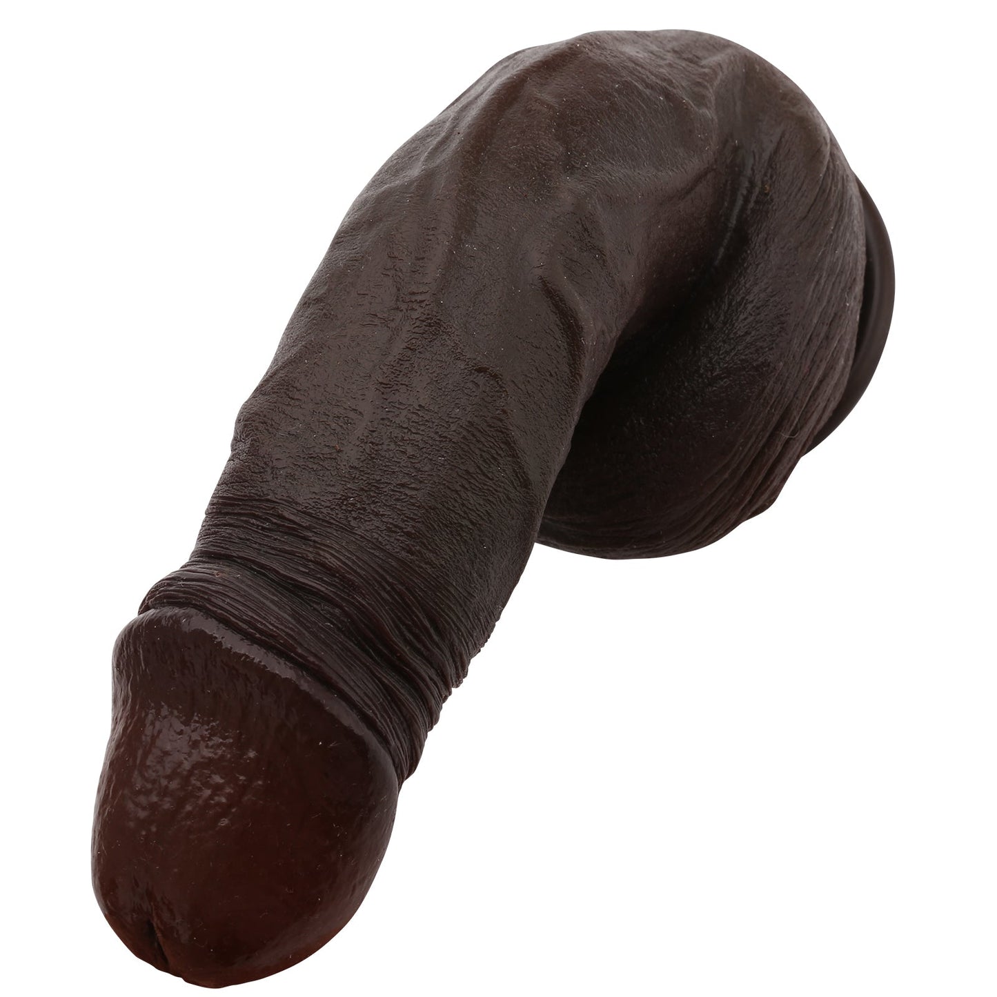 Hayes 8 inch Ultra Realistic Balck Dildo Real Soft Skin BBC Dildo Position 11