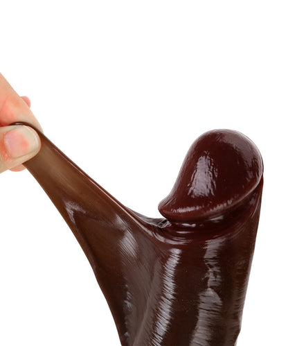 King Kong 10 inch Sliding Skin Lifelike Realistic Dildo & Real Skin Position 3