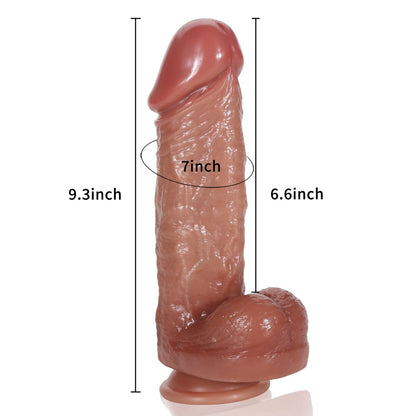 Henry 9.3 Inch Huge Power Thrusting Vibrating Dildo With Remote Control Position 2