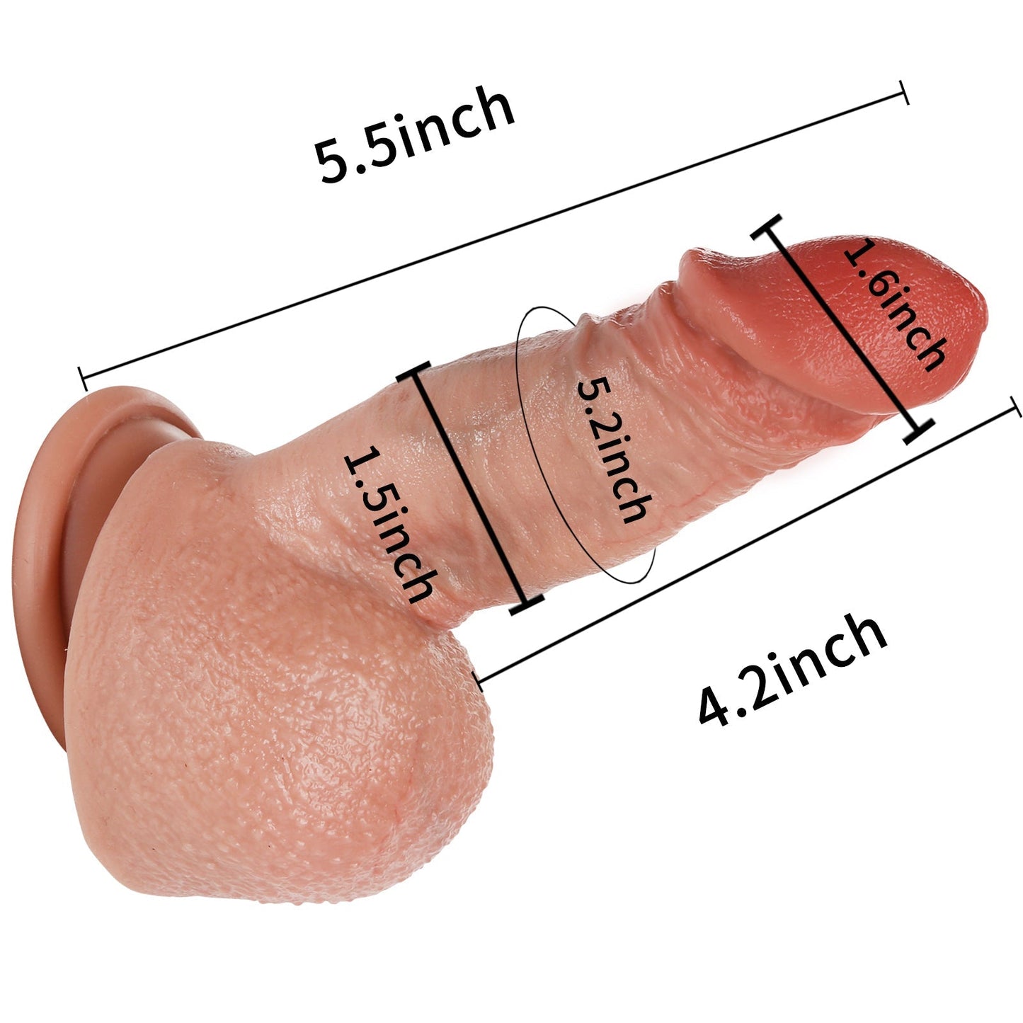 Puppy 5 inch Ultra Realistic Dildo Soft Real Skin Dildo Small Dildo Position 2