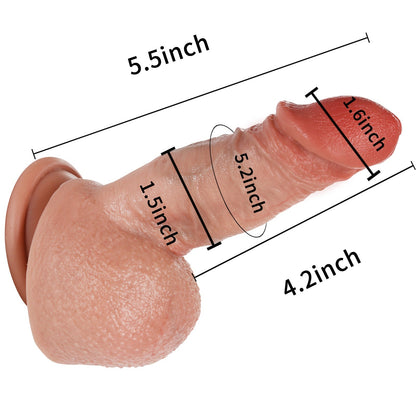 Puppy 5 inch Ultra Realistic Dildo Soft Real Skin Dildo Small Dildo Position 2