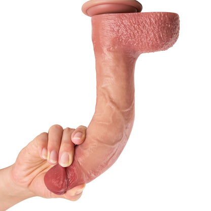 Rex 9 inch Real Feel Realistic Dildo & Soft Glan Realism Penetration Position 15